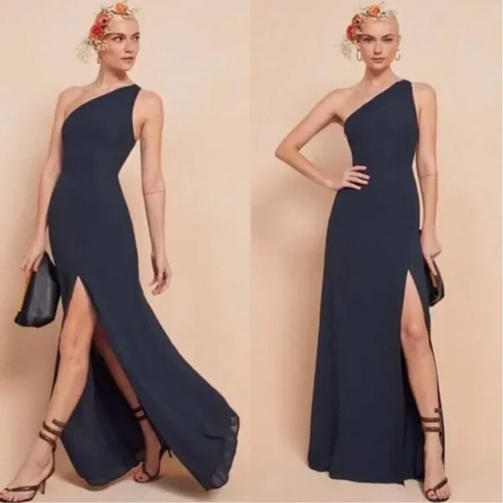 Reformation Evelyn One Shoulder Maxi Dress NWT